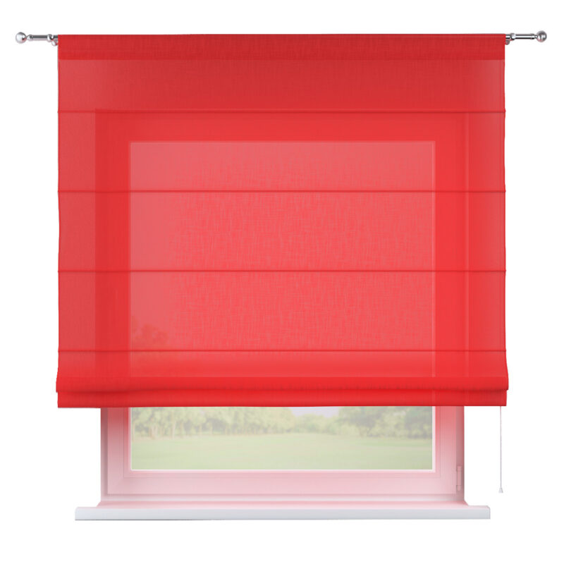 Rímska roleta Torino, priesvitná, červená, Výpredaj, 128-02 Rímska roleta Torino, priesvitná, červená, Výpredaj, 128-02