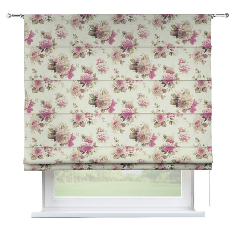 Rímska roleta Torino, ružovo-béžové ruže na krémovom podklade, Londres, 141-07 Rímska roleta Torino, ružovo-béžové ruže na krémovom podklade, Londres, 141-07
