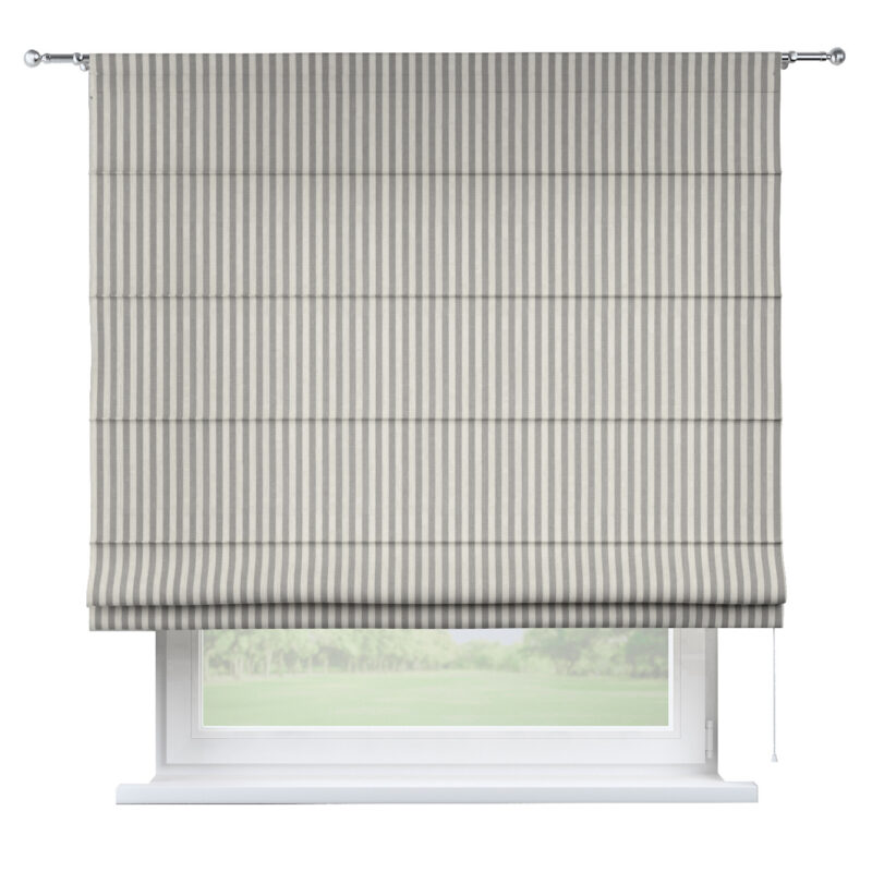 Rímska roleta Torino, sivo-biele prúžky, Quadro, 136-12 Rímska roleta Torino, sivo-biele prúžky, Quadro, 136-12