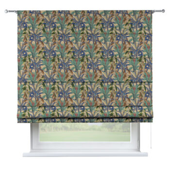 Rímska roleta Torino, zeleno-modrá, Intenso Premium, 144-29