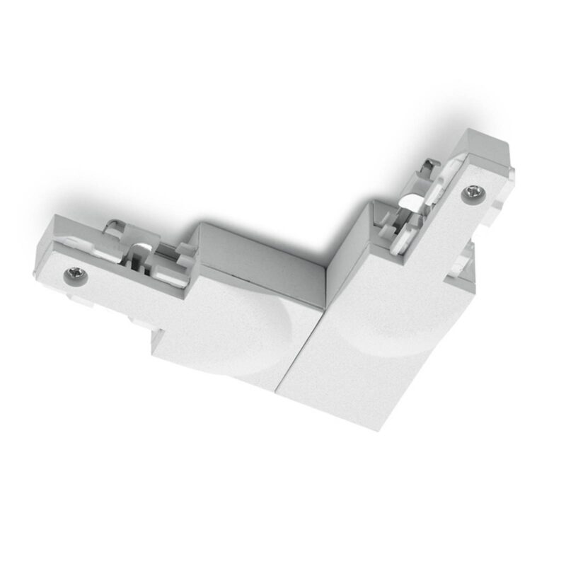 Rohový konektor DUOline ochranný vodič ext, biely Rohový konektor DUOline ochranný vodič ext, biely