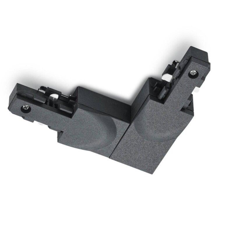 Rohový konektor DUOline ochranný vodič ext, čierny Rohový konektor DUOline ochranný vodič ext, čierny