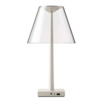 Rotaliana Dina+ T1 LED dobíjacia stolová lampa krémová