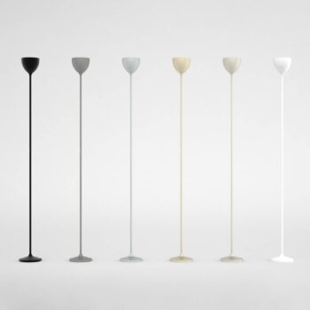 Rotaliana Drink stojacia LED lampa, krémová