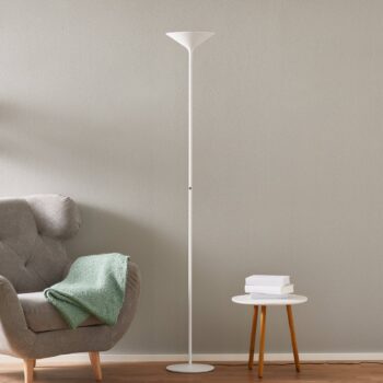 Rotaliana Dry LED stojaca lampa, biela matná