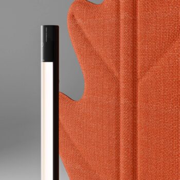 Rotaliana Eden Oak stojaca LED lampa, hrdzavá