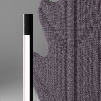 Rotaliana Eden Oak stojaca LED lampa, sivá