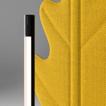 Rotaliana Eden Oak stojaca LED lampa, žltá