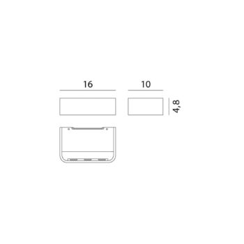 Rotaliana Frame W1 nástenné LED krémové 2 700 K