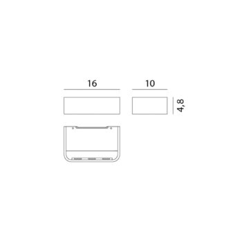 Rotaliana Frame W1 nástenné LED, nikel, 2 700 K