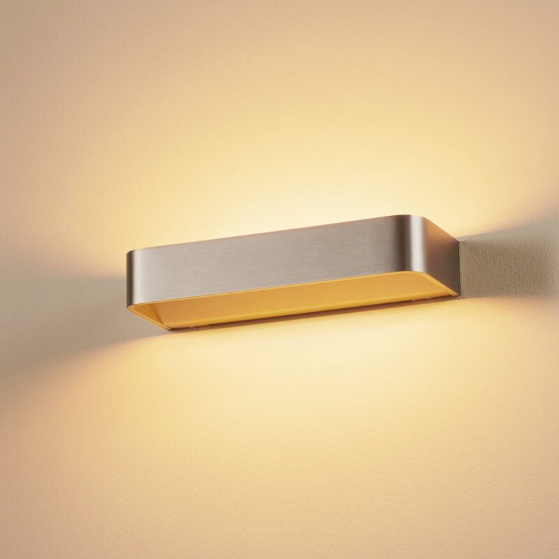 Rotaliana Frame W2 nástenné LED, nikel, 2 700 K Rotaliana Frame W2 nástenné LED, nikel, 2 700 K