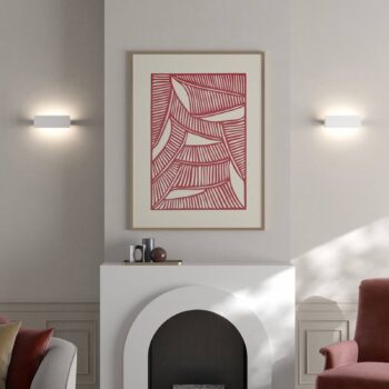 Rotaliana Ipe W2 LED nástenné svietidlo biele 2 700K stmievateľné