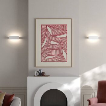 Rotaliana Ipe W2 LED nástenné svietidlo biele 3000K stmievateľné