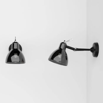 Rotaliana Luxy H0 Glam nástenné svetlo čierne/dym