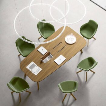 Rotaliana Squiggle H1 závesné LED biele Ø 69 cm