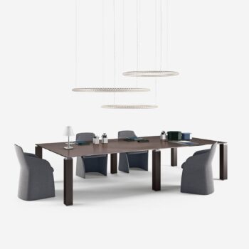 Rotaliana Squiggle H1 závesné LED biele Ø 69 cm