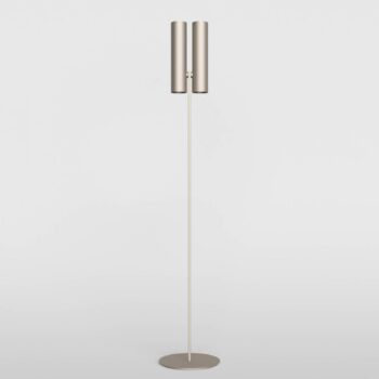 Rotaliana Tobu F1 stojacia lampa, 3000K, 90°, bronzová