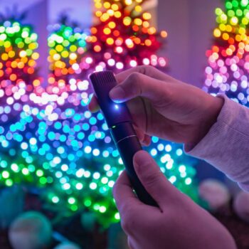 Rozprávkové svetlá RGB, čierne, 250 svetiel 20 m