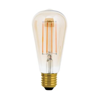 Rustikálna LED E27 ST64 6W jantár 2 200 K stmieva