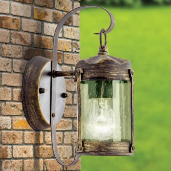 Rustikálne vonkajšie nástenné svietidlo Lenard