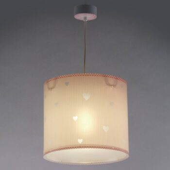 Ružová závesná lampa do detskej izby Sladké sny