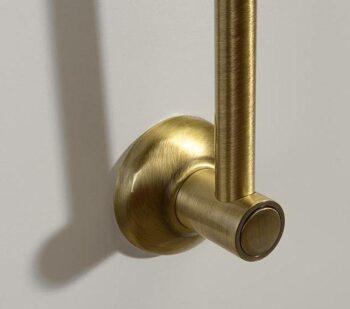 SAPHO - ANTEA sprchová tyč, nastaviteľný držiak, okrúhly, 670, bronz SAL0036