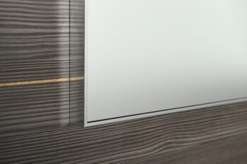 SAPHO - AROWANA zrkadlo v ráme, 100x50cm, chróm AW1050