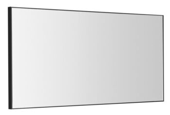 SAPHO - AROWANA zrkadlo v ráme, 100x50cm, čierna mat AWB1050