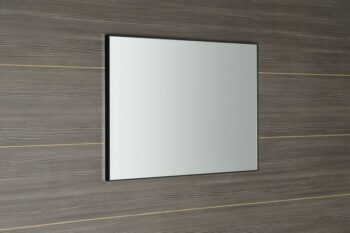 SAPHO - AROWANA zrkadlo v ráme, 60x80cm, čierna mat AWB6080