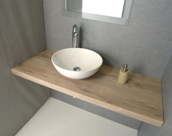SAPHO - AVICE doska pod umývadlo 100x50cm, hrúbka 5cm, dub Rover AV104