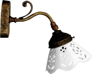 SAPHO - BARI svietidlo E14, 40W, 230V, IP21, keramické tienitko, bronz MC811