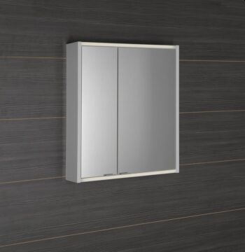 SAPHO - BATU zrkadlová galerka 60x71x155cm, 2x LED osvetlenie, biela 1141120