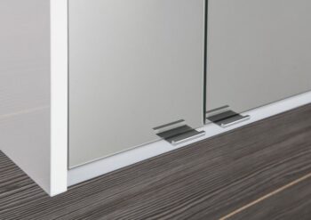 SAPHO - BATU zrkadlová galerka 60x71x155cm, 2x LED osvetlenie, biela 1141120