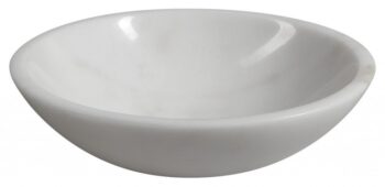 SAPHO - BLOK kamenné umývadlo Ø 40 cm, biely mramor, leštený 2401-34