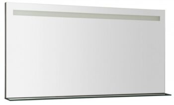 SAPHO - BRETO zrkadlo  s LED osvetlením a policou 120x60,8cm BT120