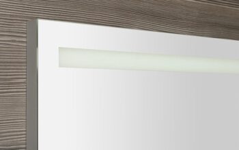 SAPHO - BRETO zrkadlo  s LED osvetlením a policou 120x60,8cm BT120