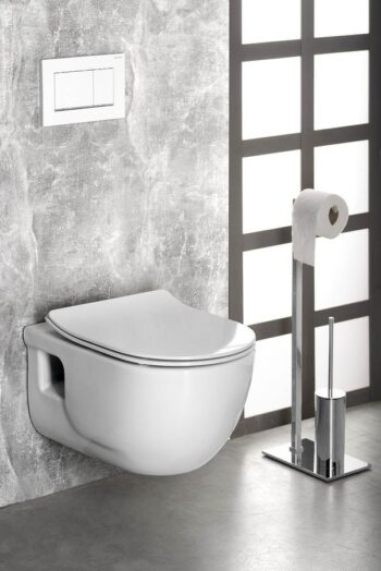 SAPHO - BRILLA závesná WC misa, Rimless, 36,5x53cm, biela 100614