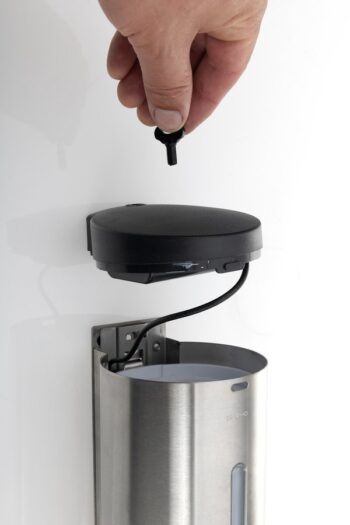 SAPHO - Bezdotykový dávkovač tekutého mydla 650ml, nerez mat SE071