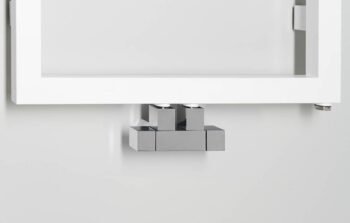 SAPHO - CUBE TWIN pripojovacia súprava ventilu pre stredové pripojenie, chróm CP581S