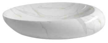 SAPHO - DALMA keramické umývadlo na dosku 68x44 cm, carrara 317