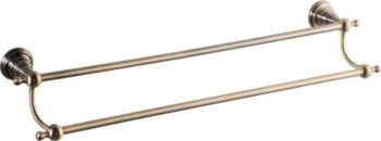 SAPHO - DIAMOND dvojitý držiak uterákov 600, bronz 1318-11