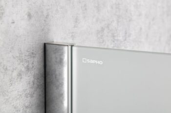 SAPHO - Deliaca stena medzi pisoármi 40x100cm, mliečne sklo PW140