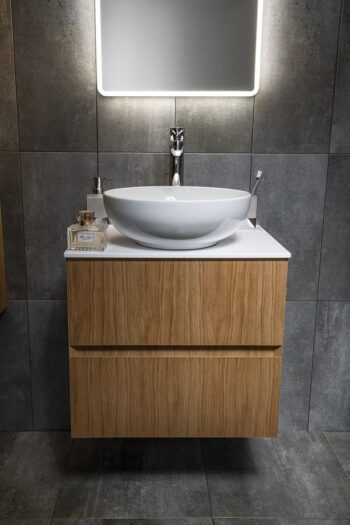 SAPHO - Doska Rockstone 680x12x445, biela matná DTR68-0101
