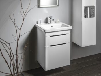 SAPHO - ELLA umývadlová skrinka 46,5x65x38,5cm, 2x zásuvka,biela EL052-3030