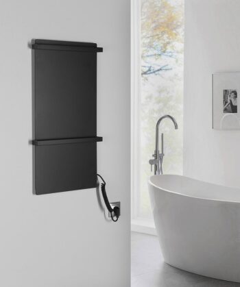 SAPHO - ELMIS elektrický sušiak uterákov 400x800 120 W, hliník, čierny mat EB430