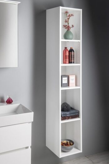 SAPHO - ESPACE otvorená policová skrinka 30x172x32cm,biela ESC160-3030