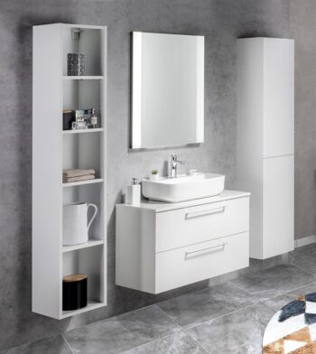 SAPHO - ESPACE otvorená policová skrinka 30x172x32cm,biela ESC160-3030
