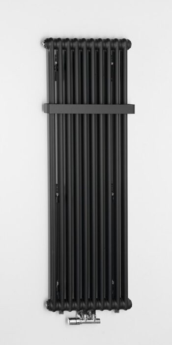 SAPHO - FEDE vykurovacie teleso 1500x490, 10 segmentov, čierna mat IR193
