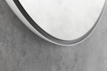 SAPHO - FLOAT LED podsvietené zrkadlo, ø 60cm, biela 22559