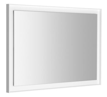 SAPHO - FLUT LED podsvietené zrkadlo 100x70cm, biela FT100